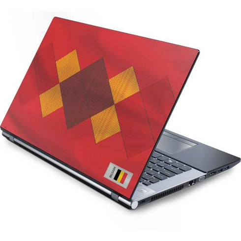 Belgium Soccer Flag Generic Laptop Skin